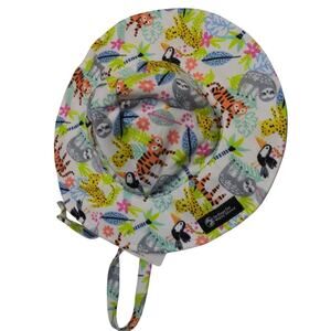 Flap Happy UPF 50+ Floppy Hat With Large Brim Shade Wild Jungle Size XS